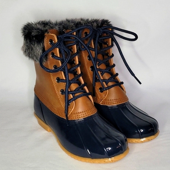 💰NWOT! G.H.BASS ▪︎ WOMEN'S HARLEQUIN WINTER DUCK BOOTS ▪︎ SIZE 5 - Picture 1 of 12